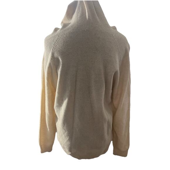 Womens Hooded 100% Wool Pullover Sweater Large Knit Winter Warm Unknown Brand - Picture 5 of 11